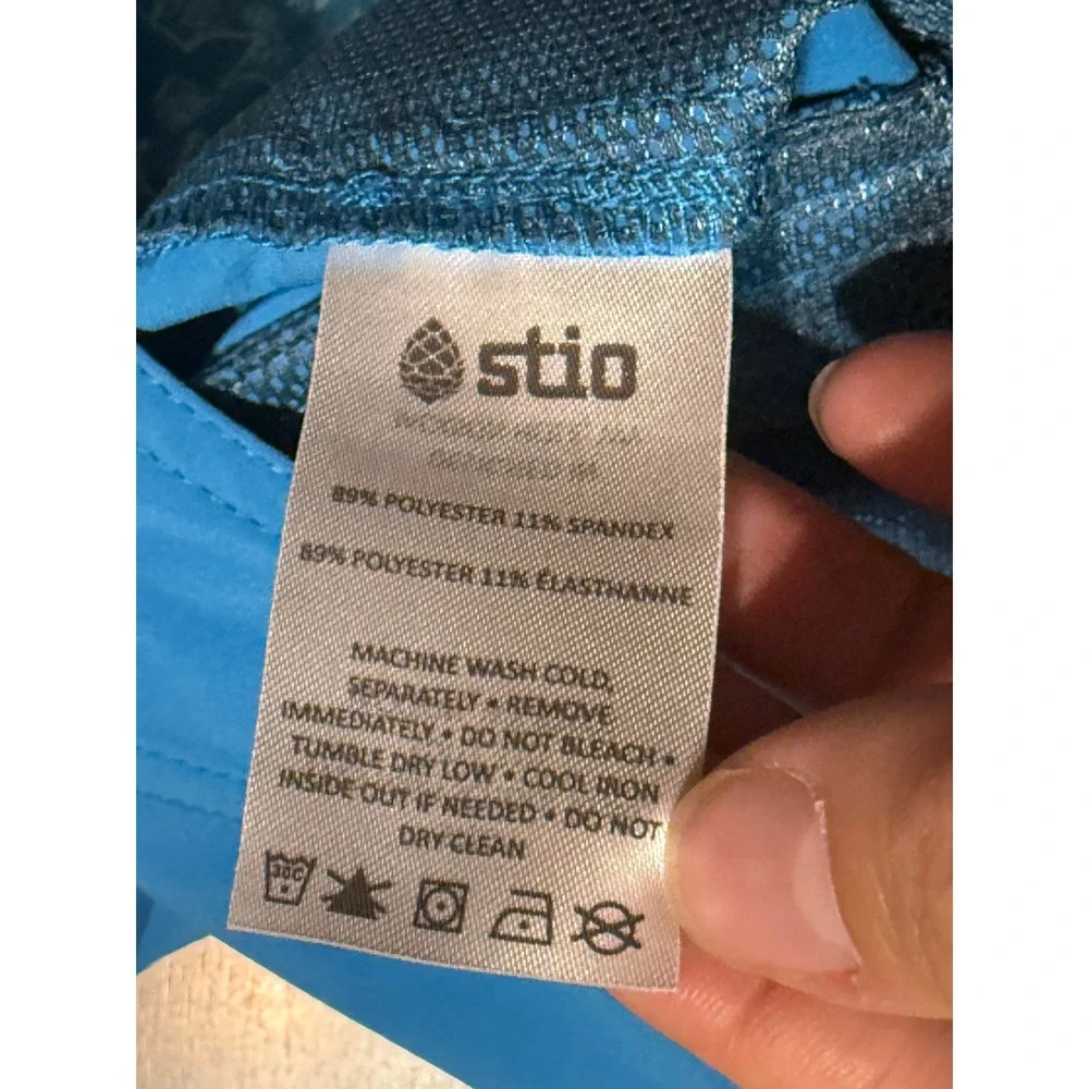 Stio Board Shorts Mens 32 Blue Adult Performance Swim Trunks Excellent